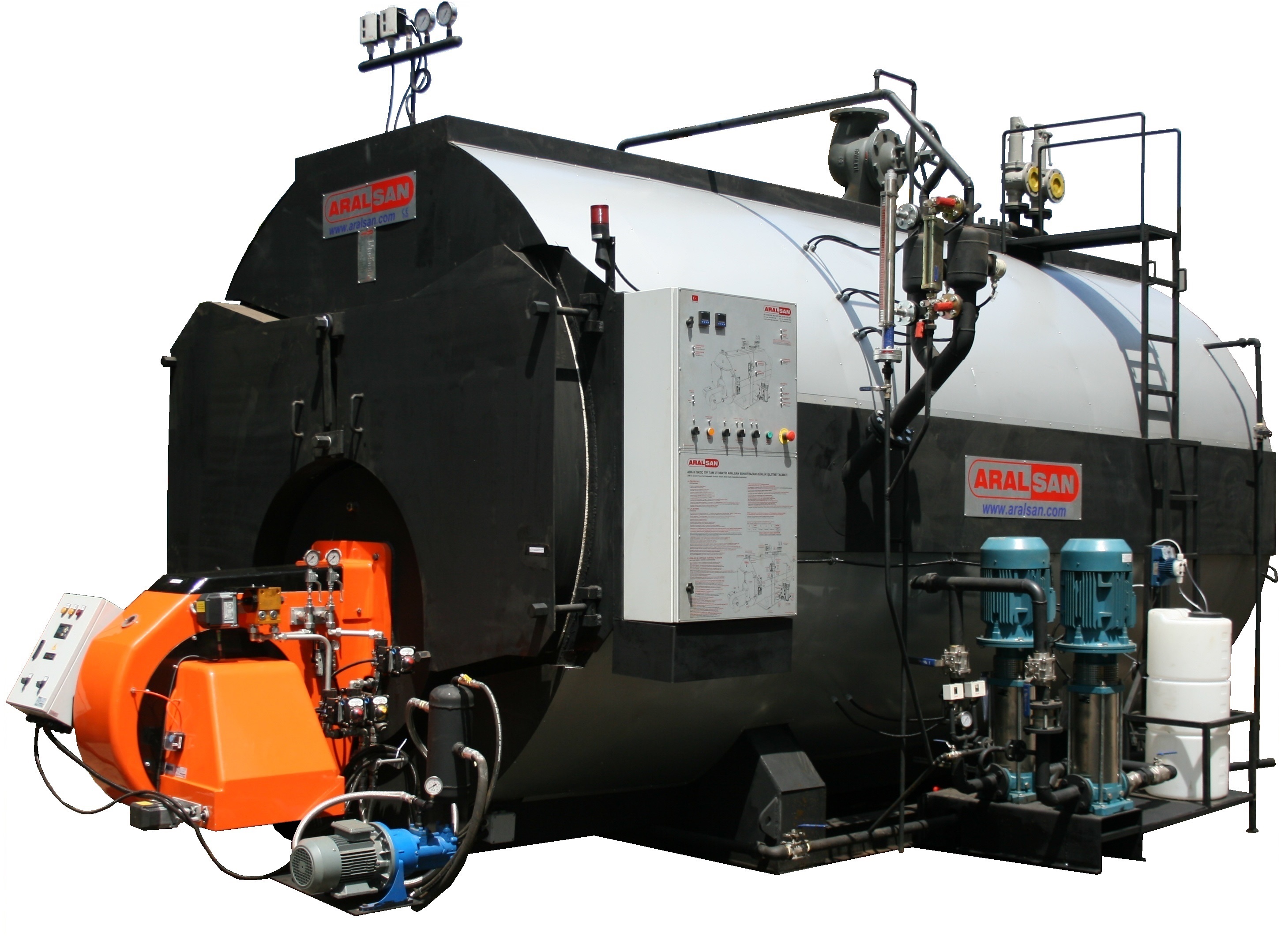 Oil fired steam boiler фото 1